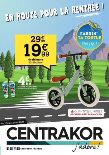 Catalogue Centrakor - 17/07/2024 - 31/07/2024.