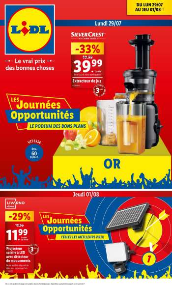 Catalogue Lidl - 29/07/2024 - 01/08/2024.