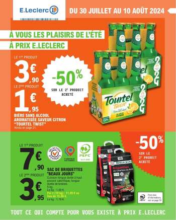 Catalogue E.Leclerc - 30/07/2024 - 10/08/2024.