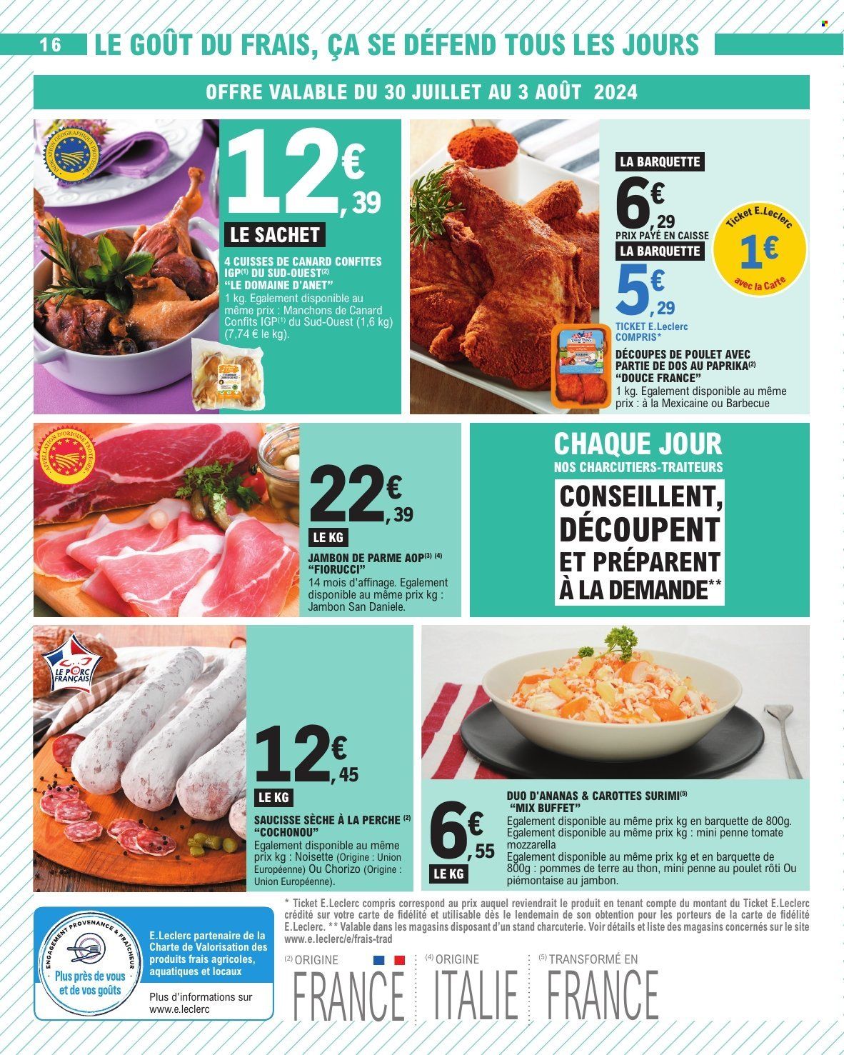 Catalogue E.Leclerc - 30/07/2024 - 10/08/2024. Page 16