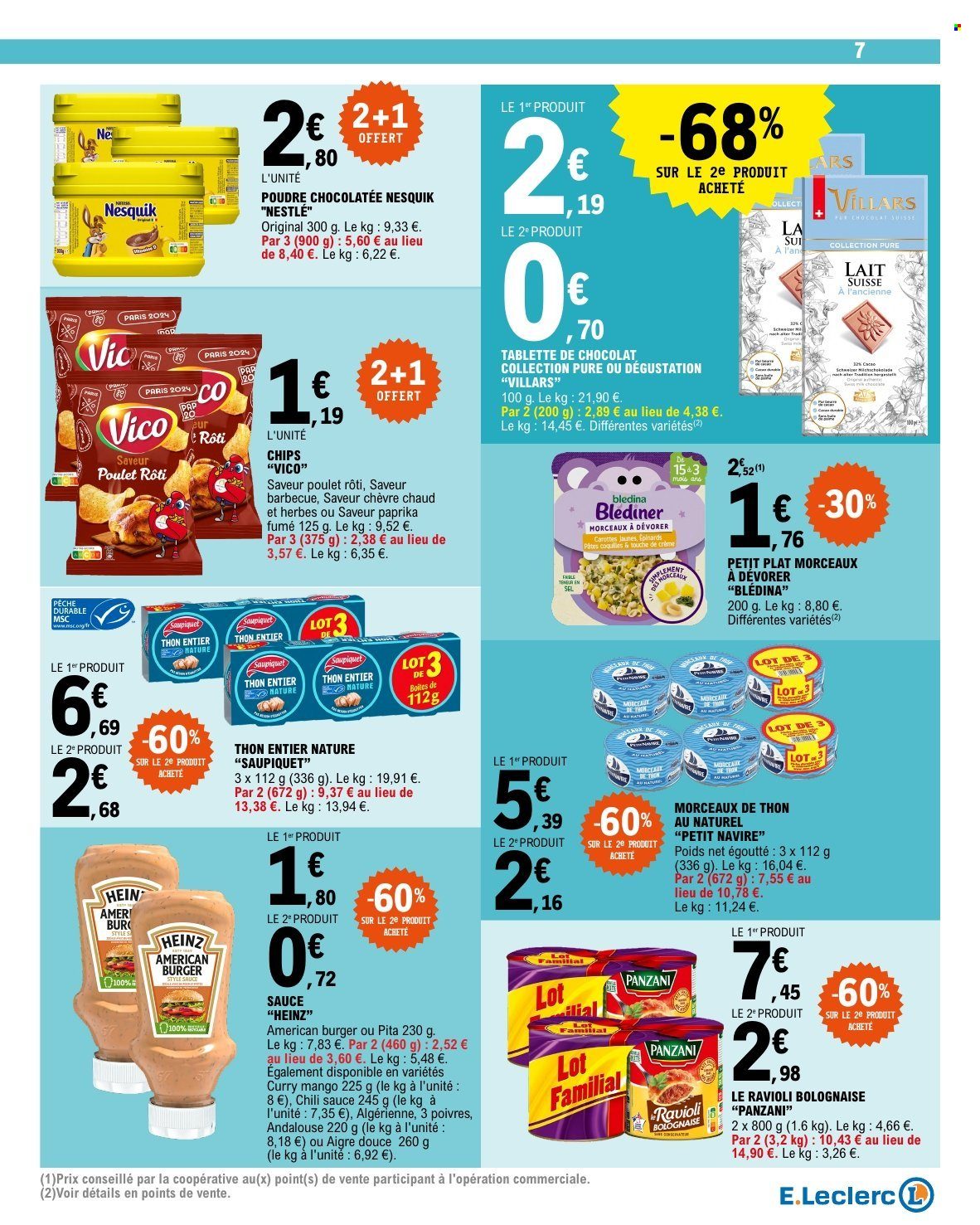 Catalogue E.Leclerc - 30/07/2024 - 10/08/2024. Page 7