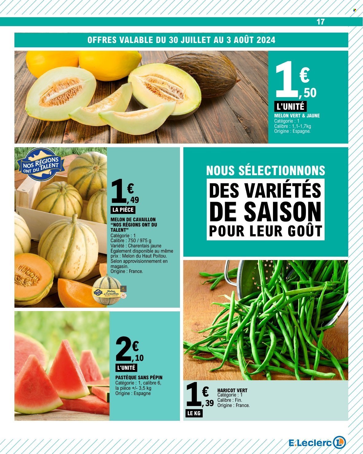 Catalogue E.Leclerc - 30/07/2024 - 10/08/2024. Page 17