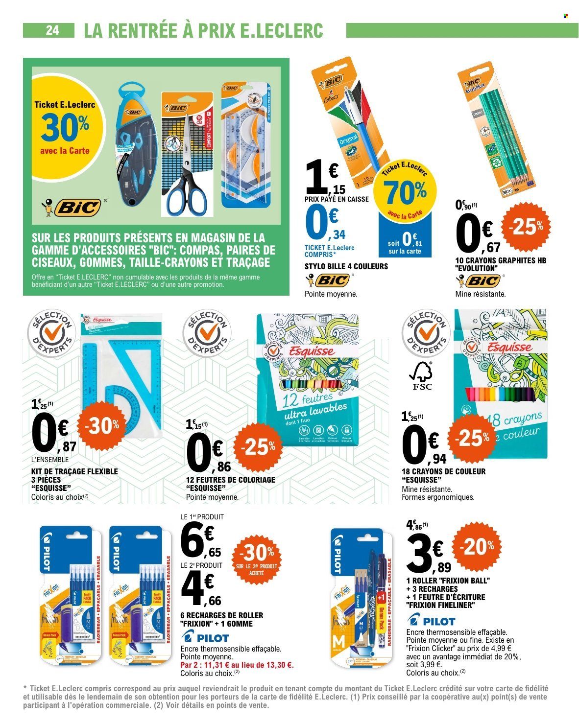 Catalogue E.Leclerc - 30/07/2024 - 10/08/2024. Page 24