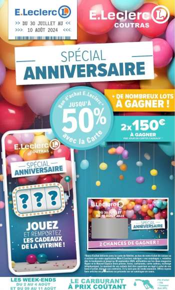 Catalogue E.Leclerc - 30/07/2024 - 10/08/2024.