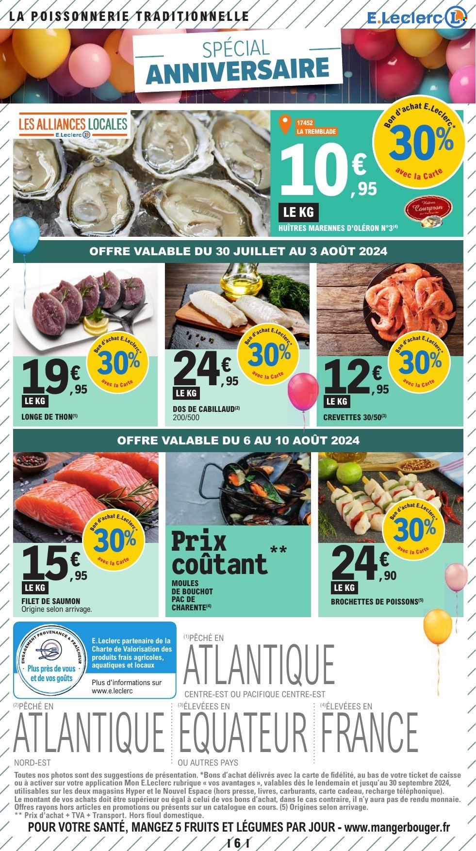 Catalogue E.Leclerc - 30/07/2024 - 10/08/2024. Page 6