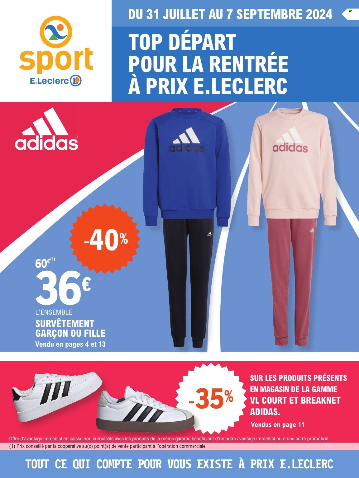 Catalogue E.Leclerc - 31/07/2024 - 07/09/2024. Page 1