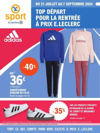Catalogue E.Leclerc - 31/07/2024 - 07/09/2024.