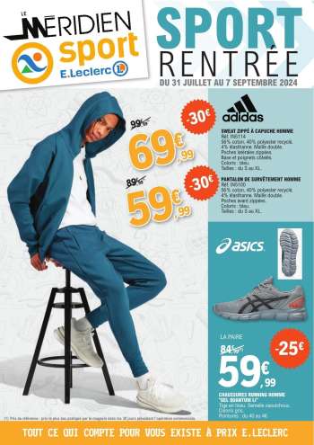 Catalogue E.Leclerc - 31/07/2024 - 07/09/2024.