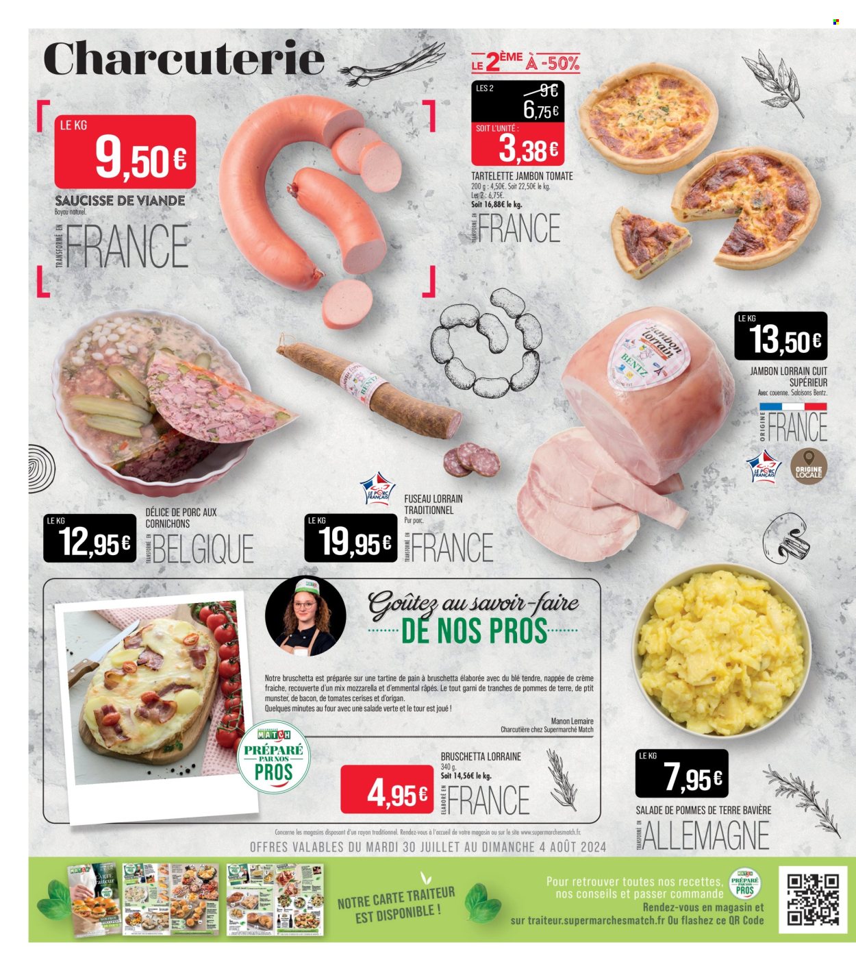 Catalogue Supermarché Match - 30/07/2024 - 11/08/2024. Page 4