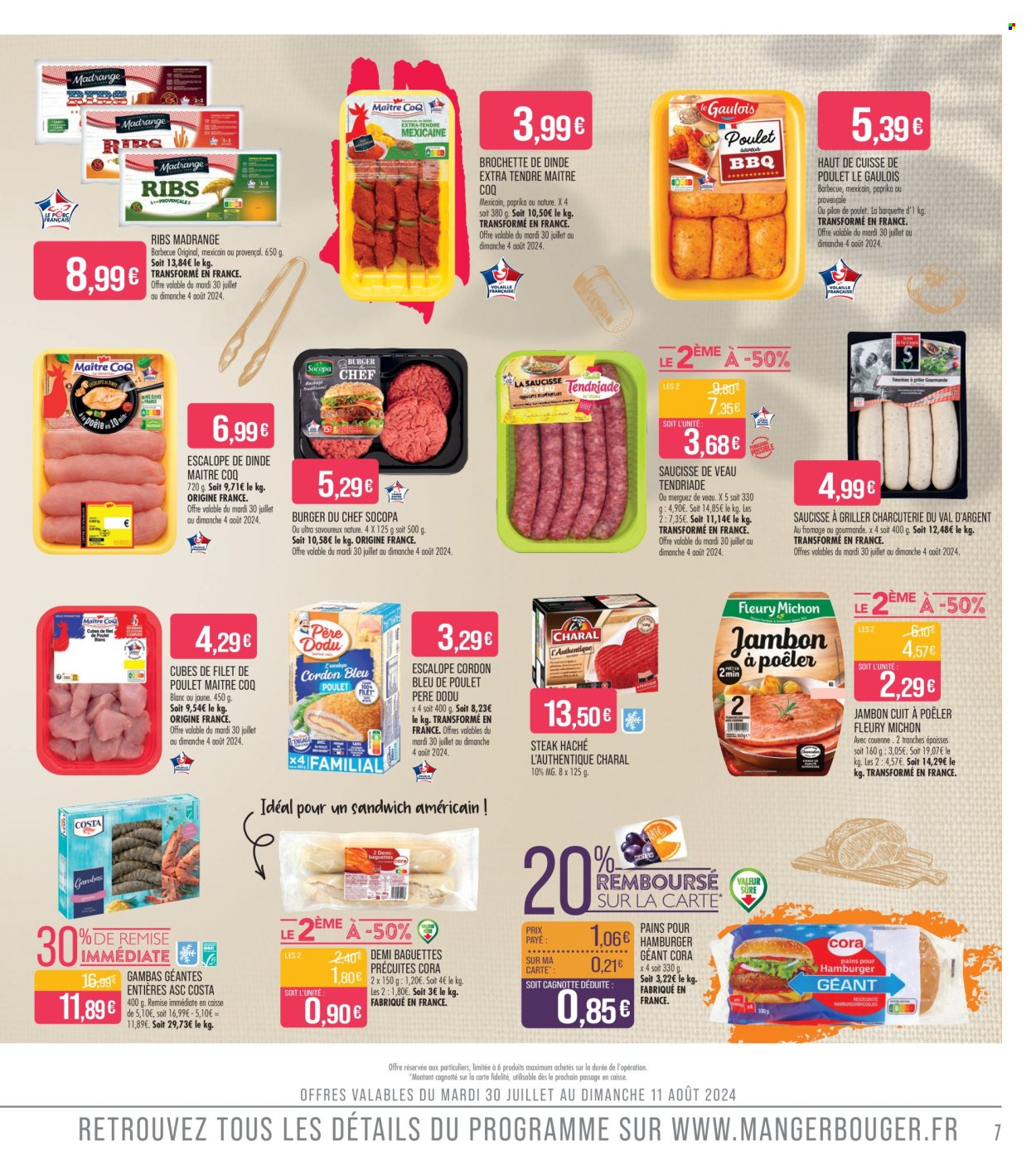 Catalogue Supermarché Match - 30/07/2024 - 11/08/2024. Page 7