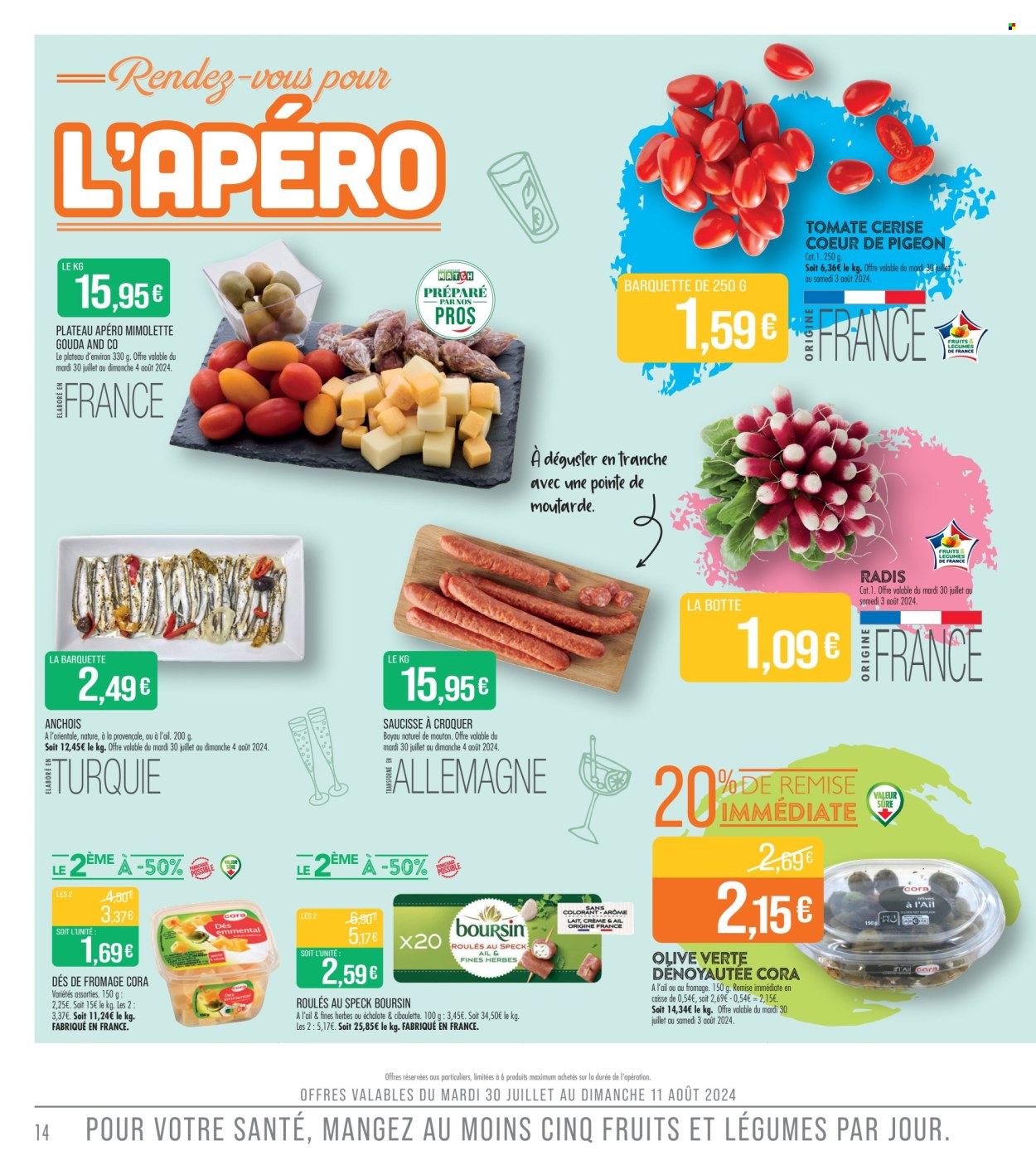 Catalogue Supermarché Match - 30/07/2024 - 11/08/2024. Page 14