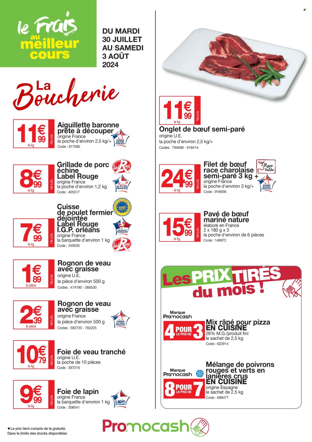 Catalogue Promocash - 30/07/2024 - 03/08/2024. Page 1