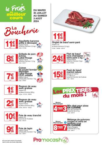 Catalogue Promocash - 30/07/2024 - 03/08/2024.