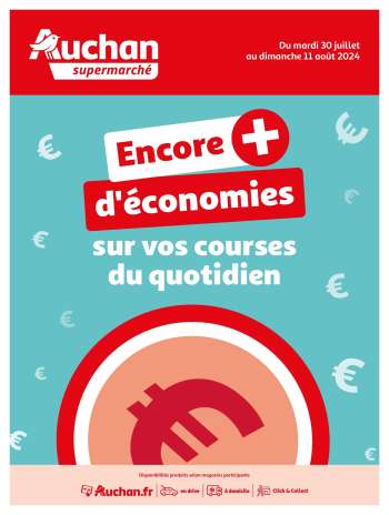 Catalogue Auchan - 30/07/2024 - 11/08/2024.