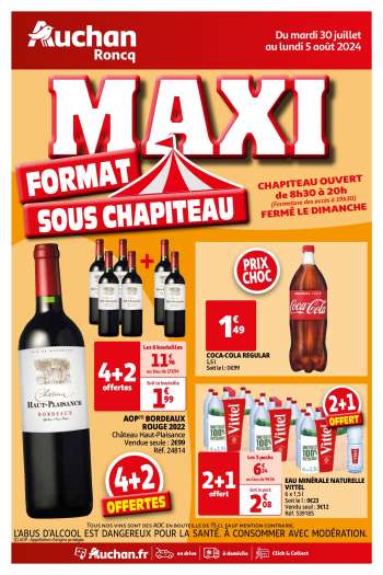 Catalogue Auchan - 30/07/2024 - 05/08/2024.