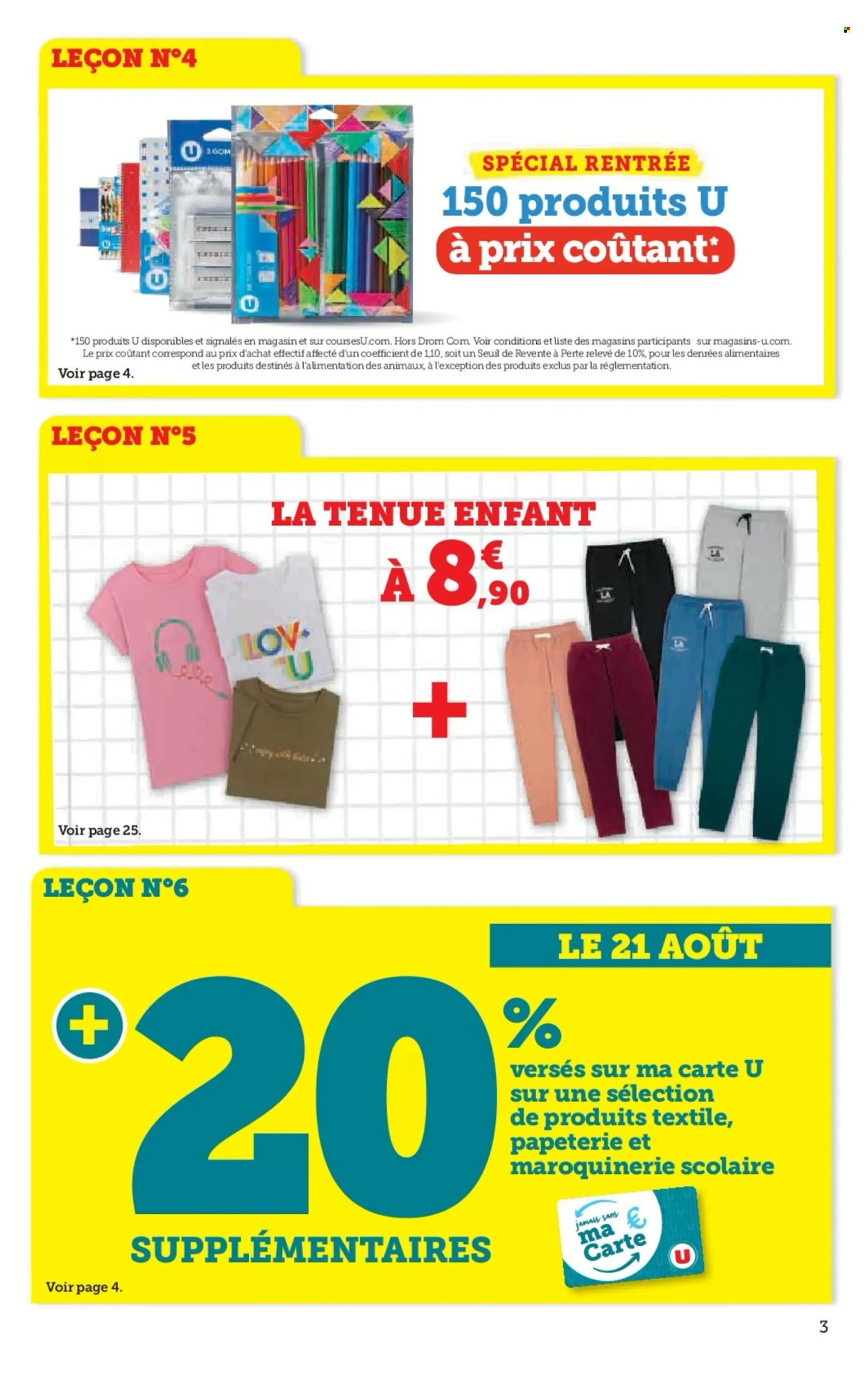 Catalogue SUPER U - 06/08/2024 - 25/08/2024. Page 3