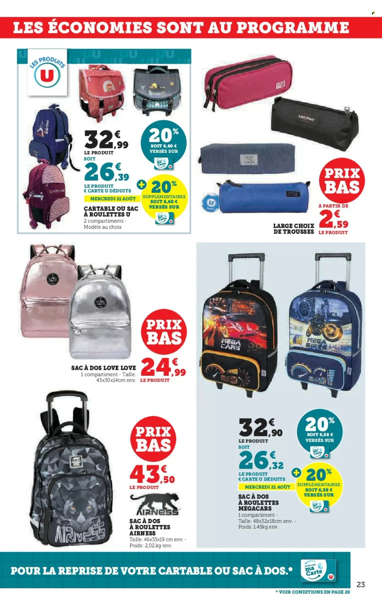 Catalogue SUPER U - 06/08/2024 - 25/08/2024. Page 23
