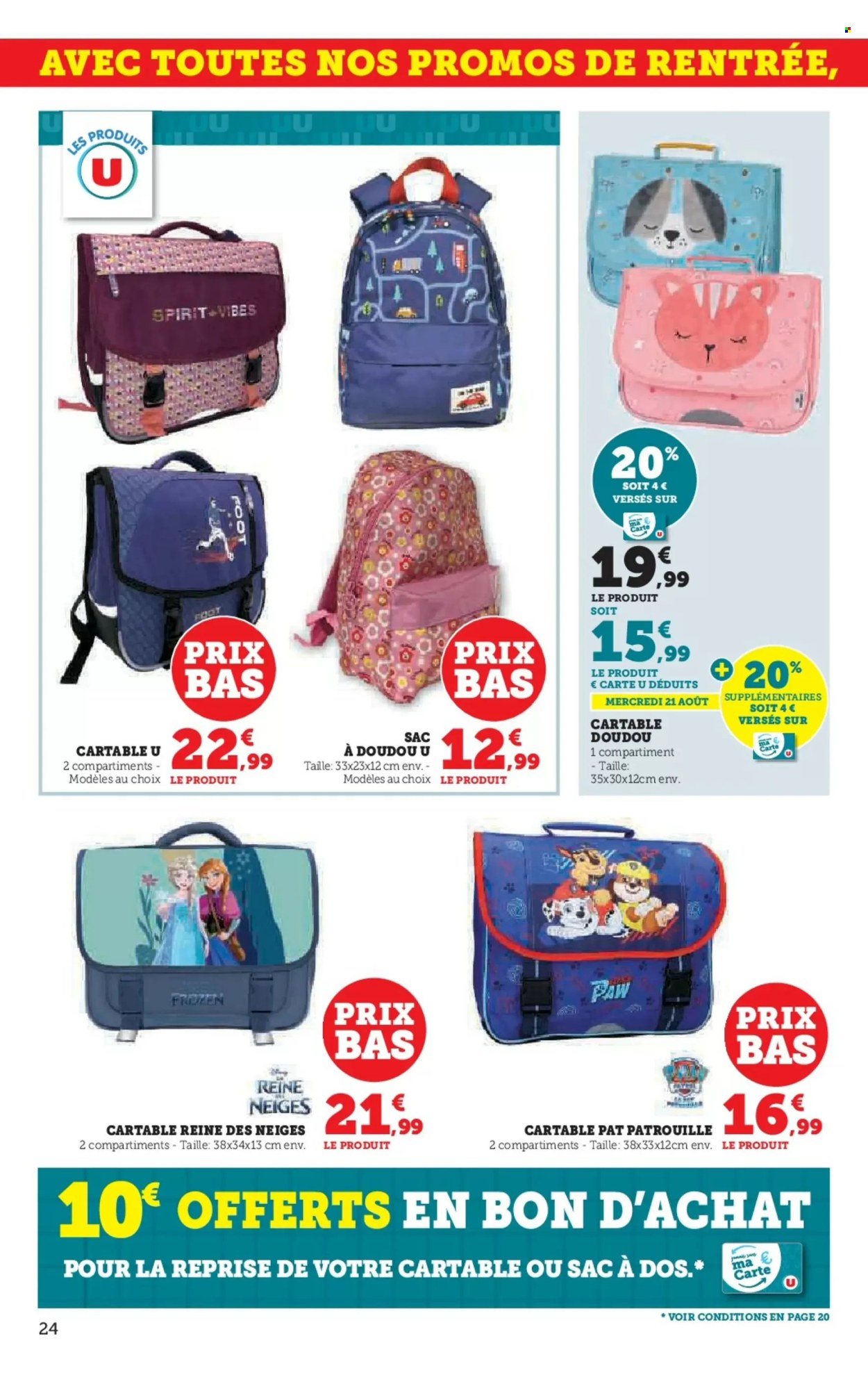 Catalogue SUPER U - 06/08/2024 - 25/08/2024. Page 24