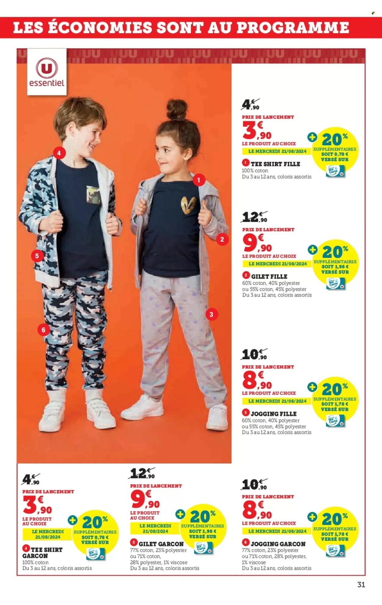 Catalogue SUPER U - 06/08/2024 - 25/08/2024. Page 31