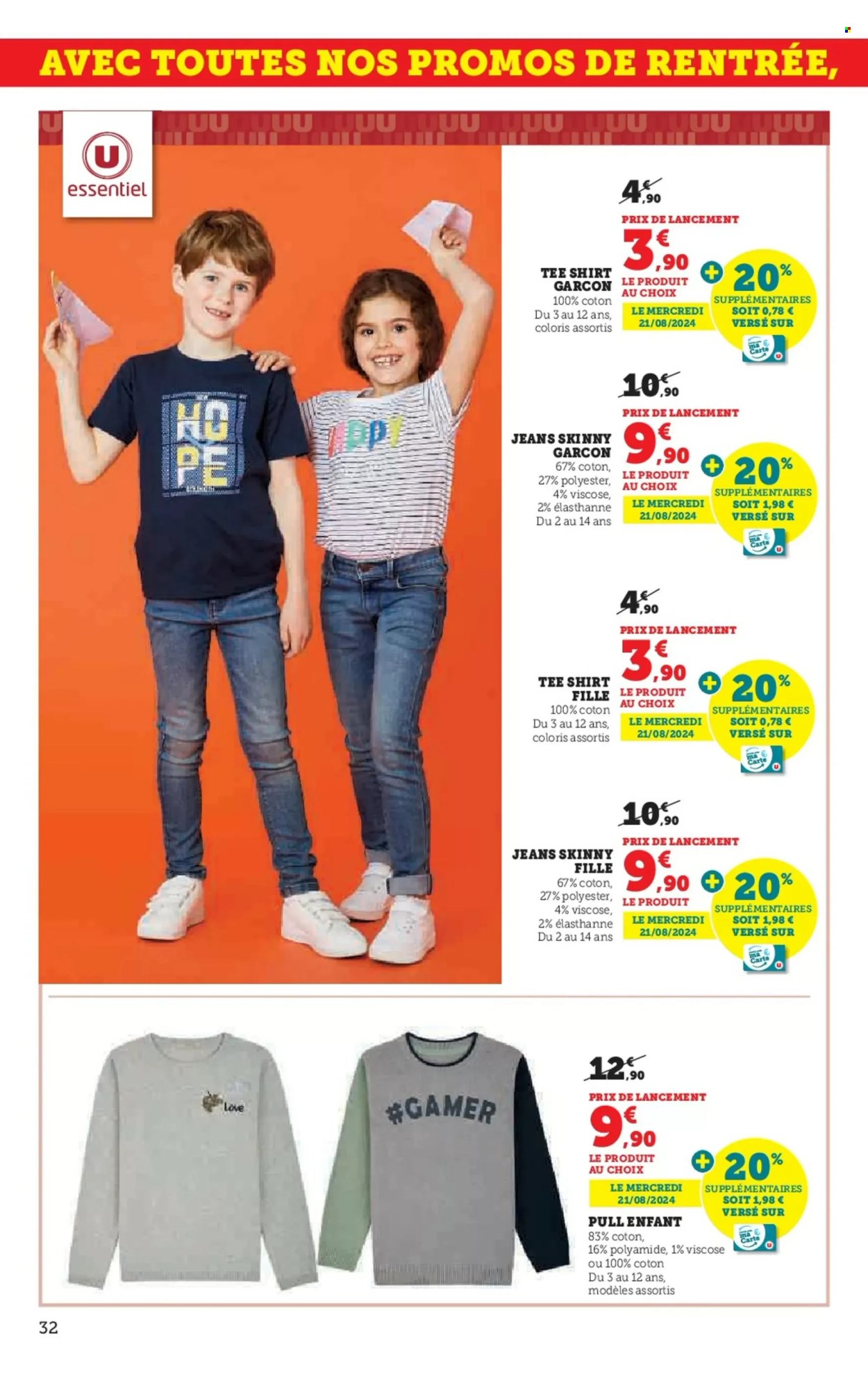 Catalogue SUPER U - 06/08/2024 - 25/08/2024. Page 32