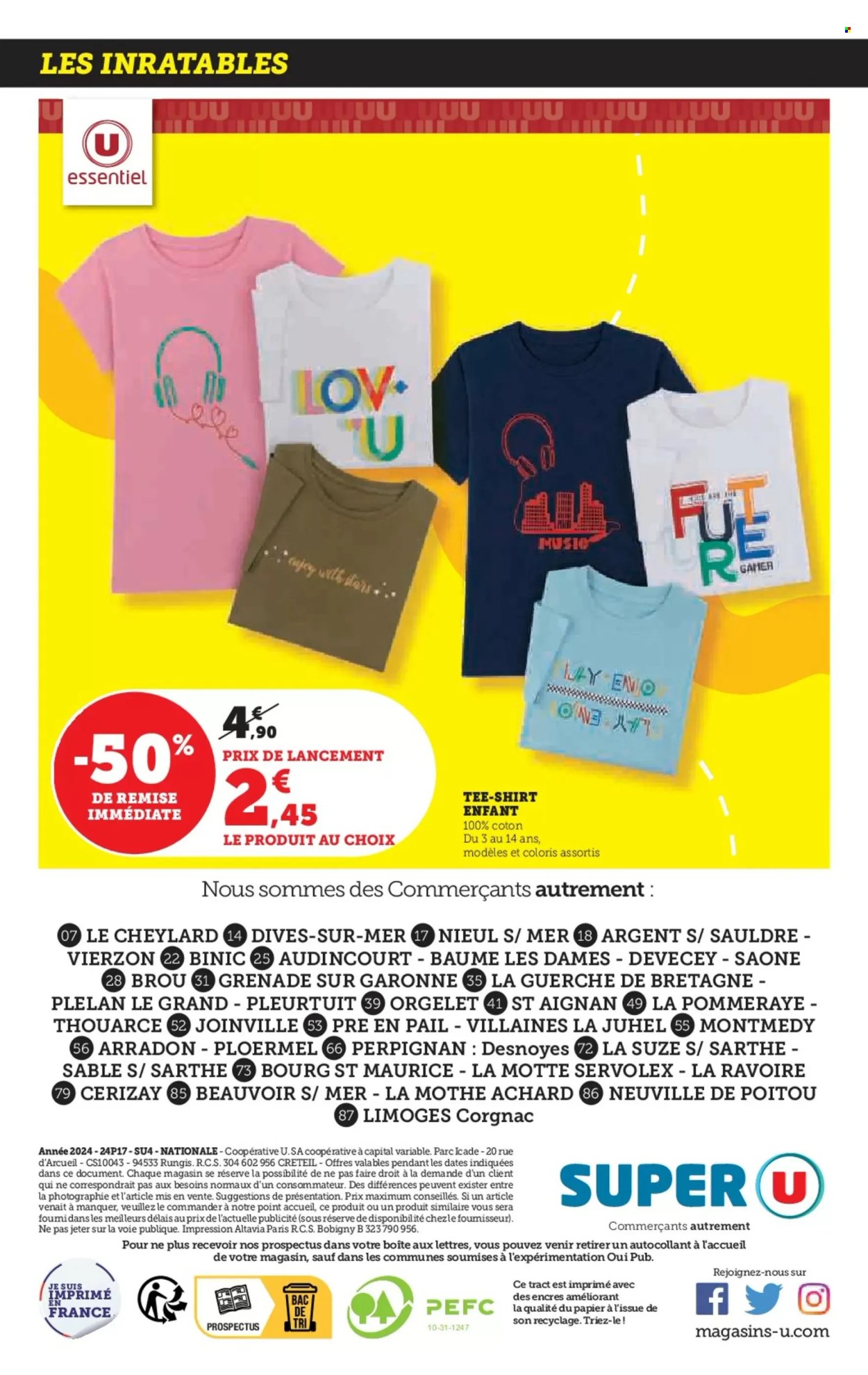 Catalogue SUPER U - 06/08/2024 - 25/08/2024. Page 36
