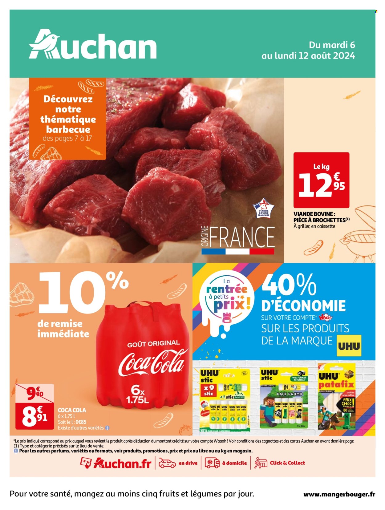 Catalogue Auchan - 06/08/2024 - 12/08/2024. Page 1