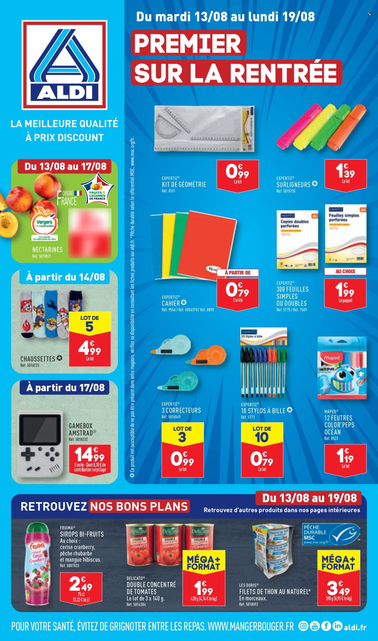 Catalogue ALDI - 13/08/2024 - 19/08/2024. Page 1