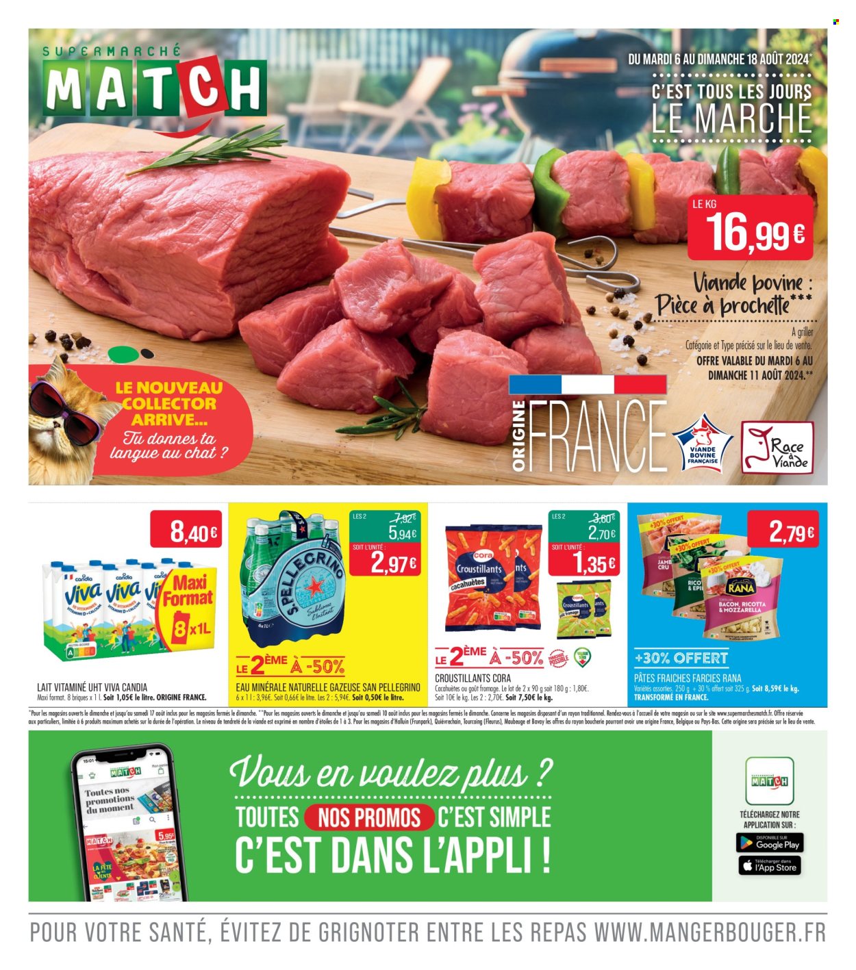 Catalogue Supermarché Match - 06/08/2024 - 18/08/2024. Page 1