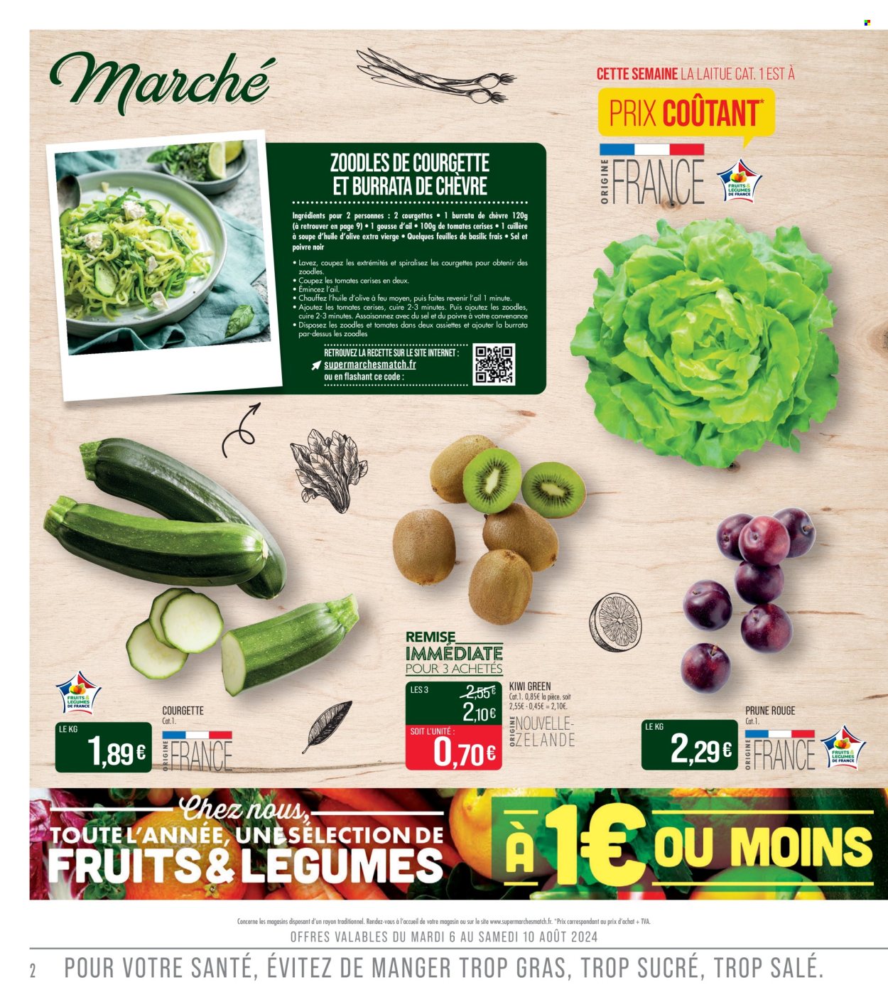 Catalogue Supermarché Match - 06/08/2024 - 18/08/2024. Page 2