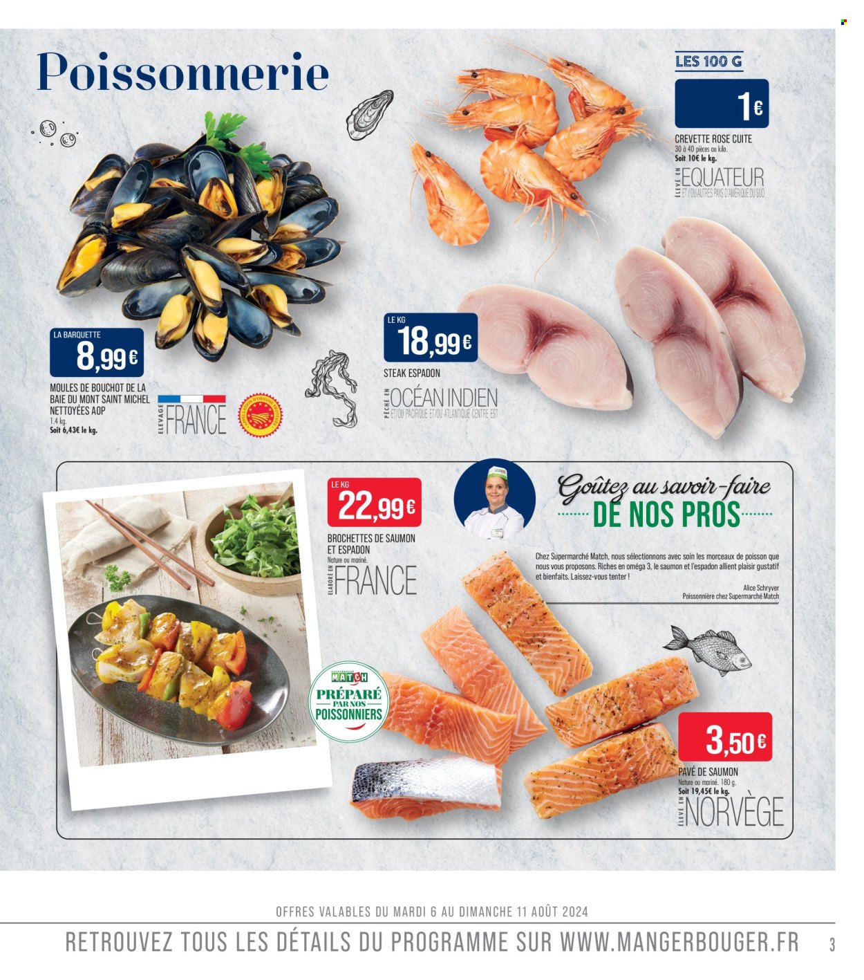 Catalogue Supermarché Match - 06/08/2024 - 18/08/2024. Page 3