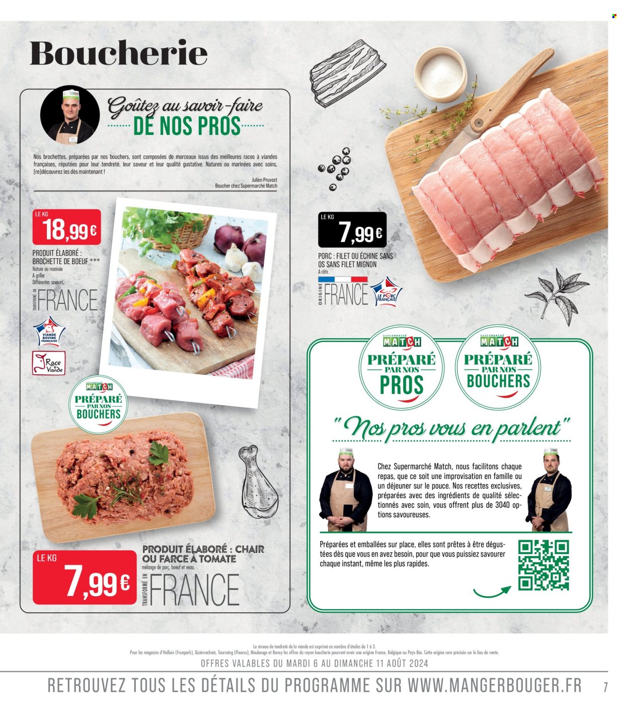 Catalogue Supermarché Match - 06/08/2024 - 18/08/2024. Page 7
