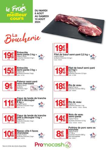 Catalogue Promocash - 06/08/2024 - 10/08/2024.