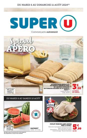 Catalogue SUPER U - 06/08/2024 - 11/08/2024.