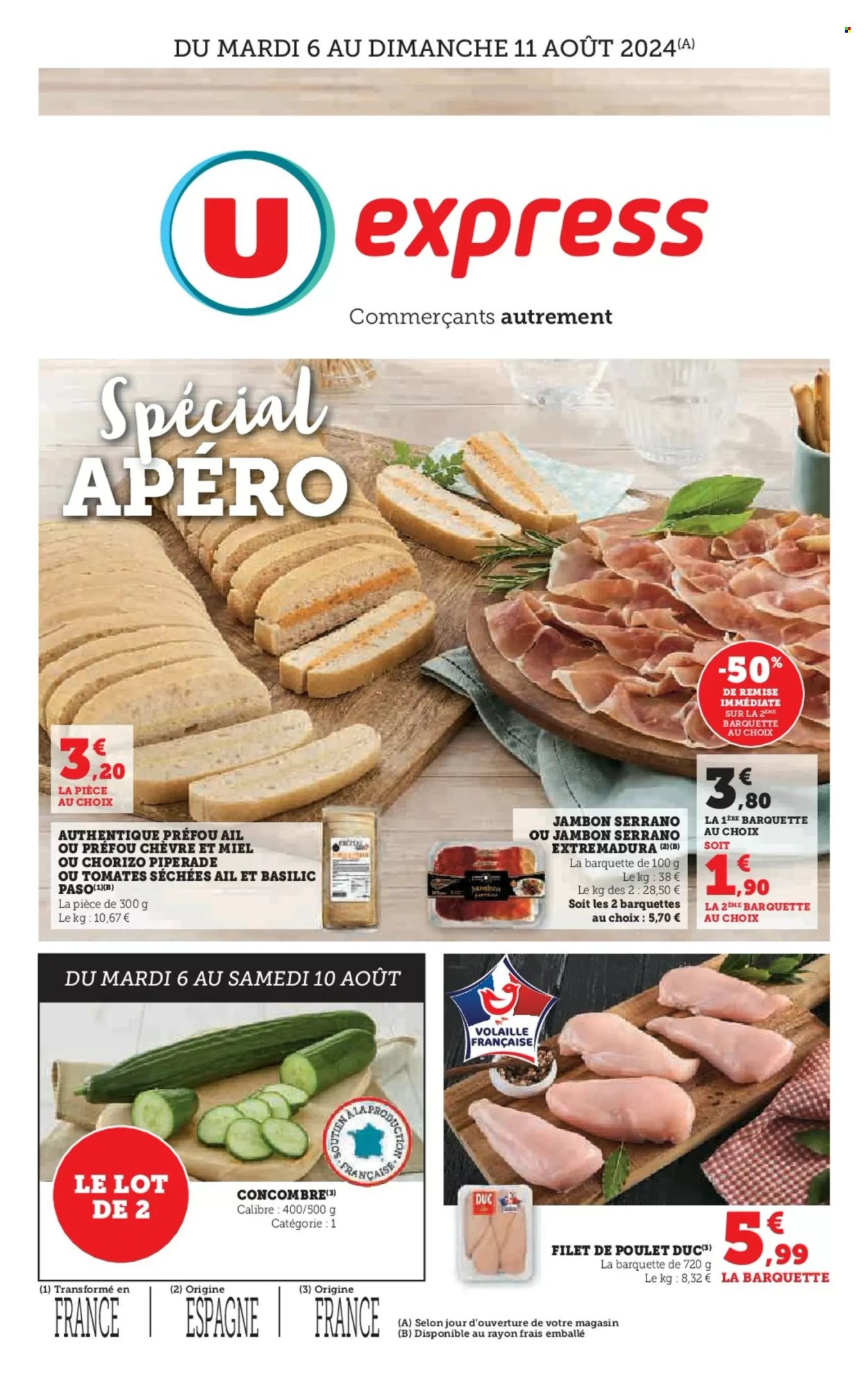 Catalogue U express - 06/08/2024 - 11/08/2024. Page 1