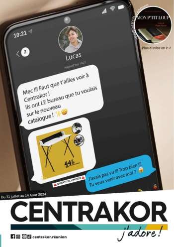 Catalogue Centrakor - 31/07/2024 - 14/08/2024.