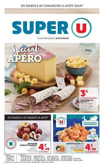 Catalogue SUPER U - 06/08/2024 - 11/08/2024.