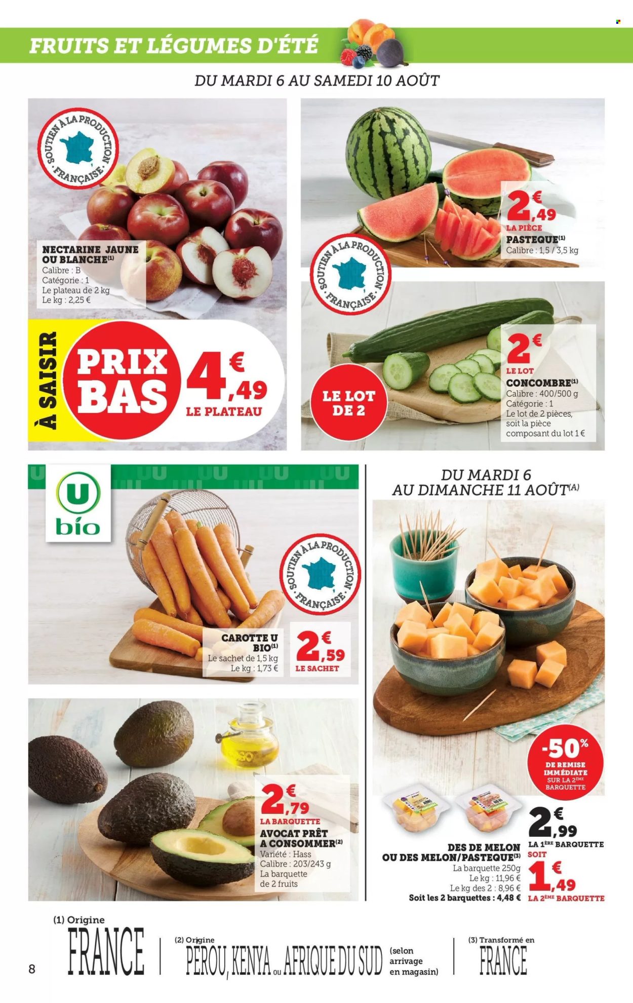 Catalogue SUPER U - 06/08/2024 - 11/08/2024. Page 8