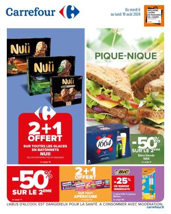 Catalogue Carrefour Hypermarchés - 06/08/2024 - 19/08/2024.