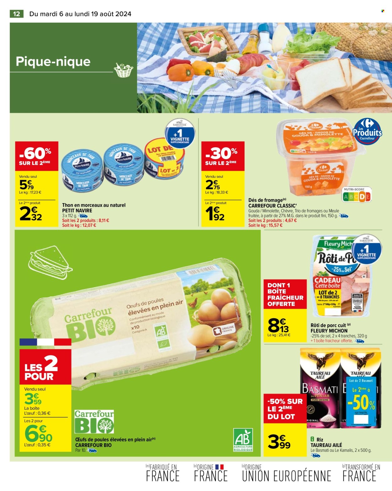 Catalogue Carrefour Hypermarchés - 06/08/2024 - 19/08/2024. Page 14