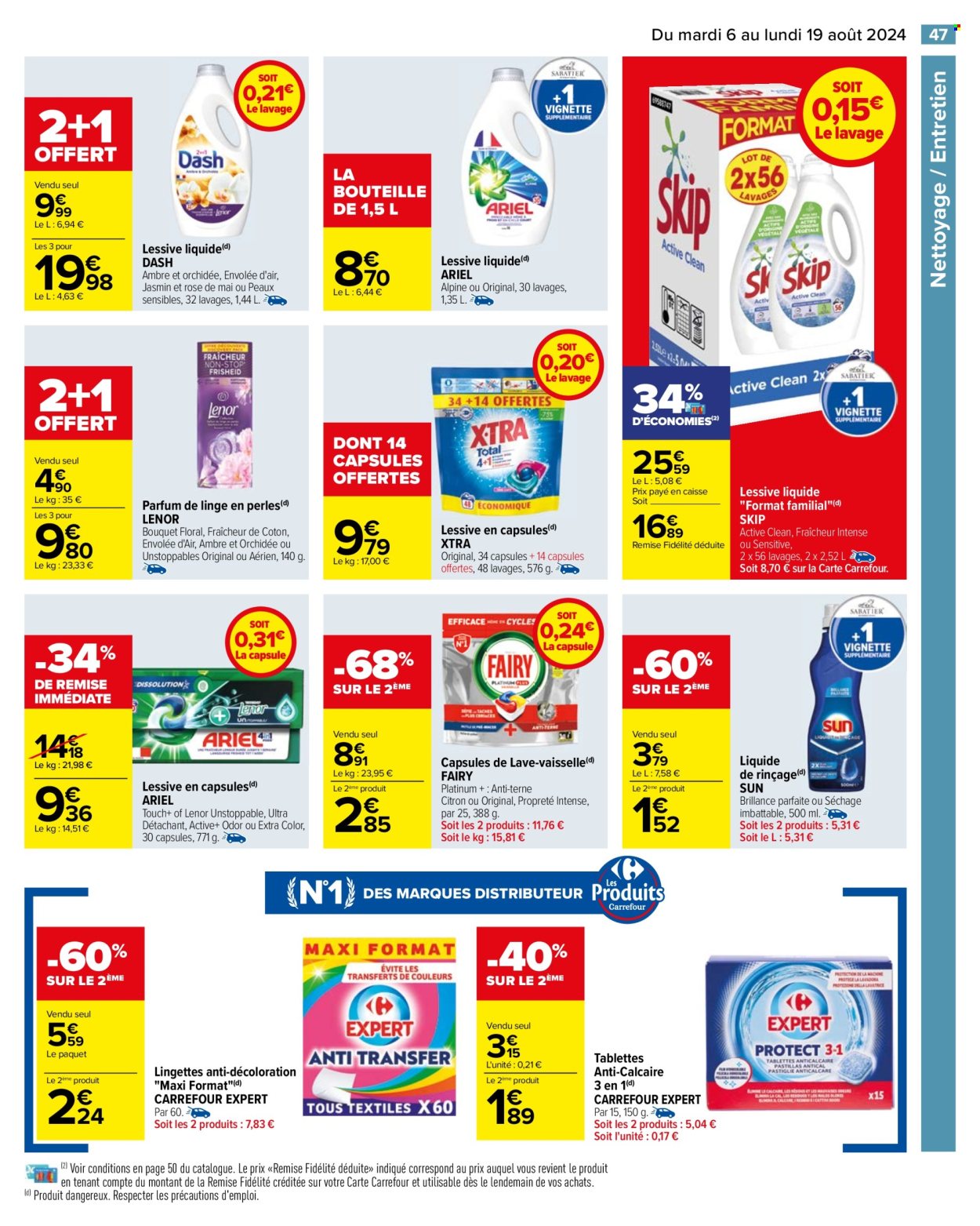 Catalogue Carrefour Hypermarchés - 06/08/2024 - 19/08/2024. Page 49