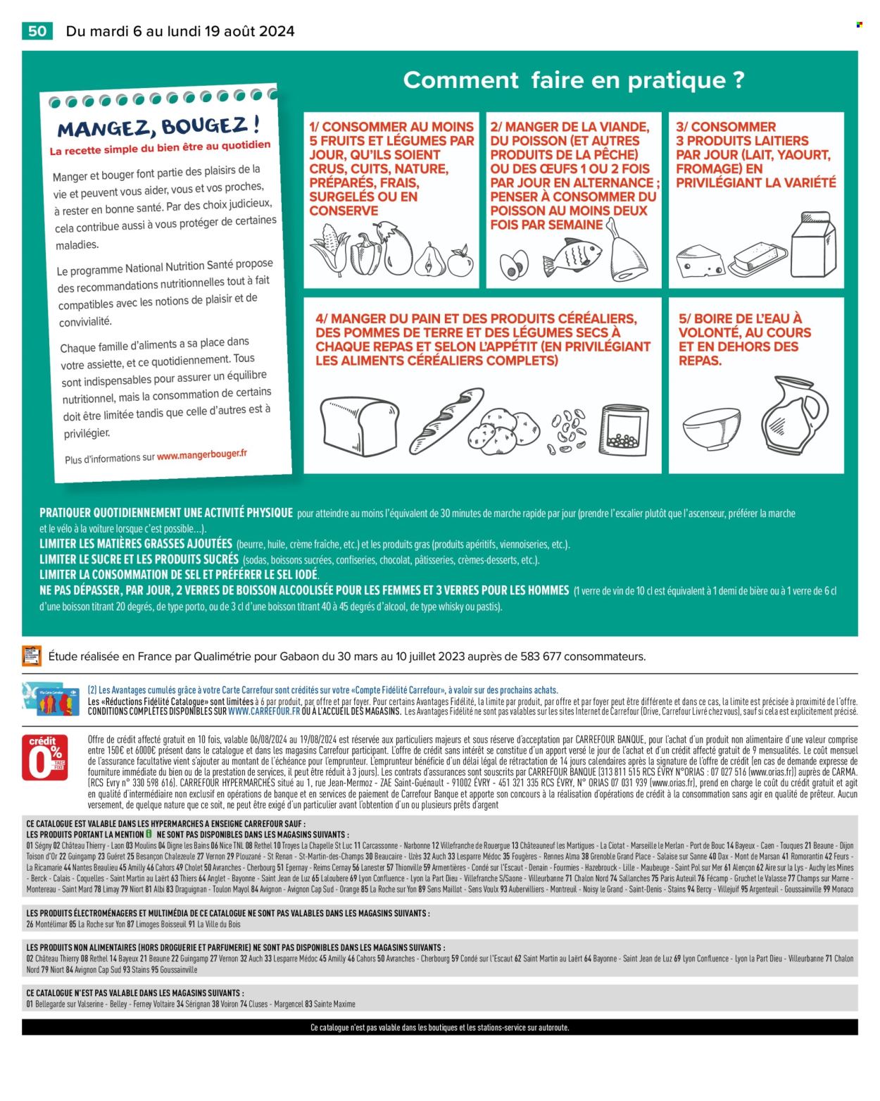 Catalogue Carrefour Hypermarchés - 06/08/2024 - 19/08/2024. Page 52