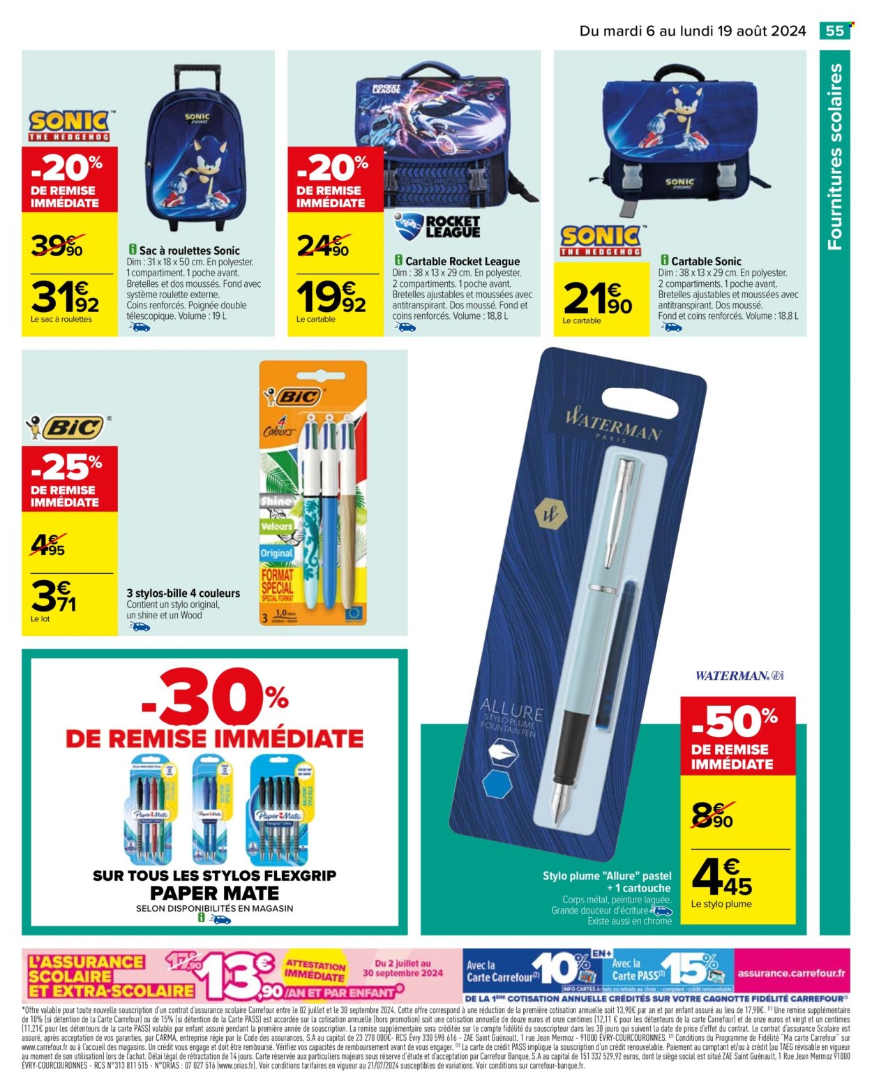 Catalogue Carrefour Hypermarchés - 06/08/2024 - 19/08/2024. Page 57
