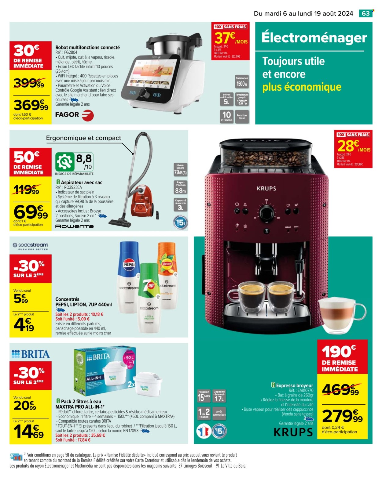 Catalogue Carrefour Hypermarchés - 06/08/2024 - 19/08/2024. Page 65