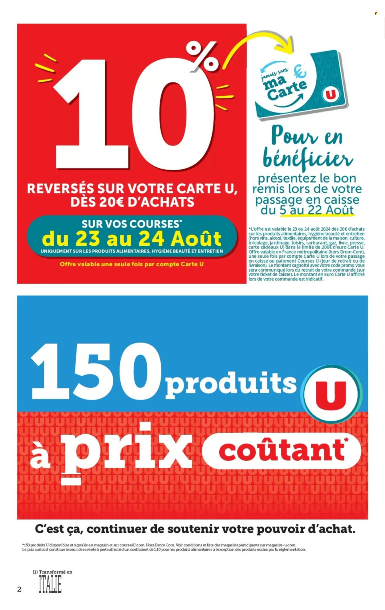 Catalogue HYPER U - 13/08/2024 - 25/08/2024. Page 2