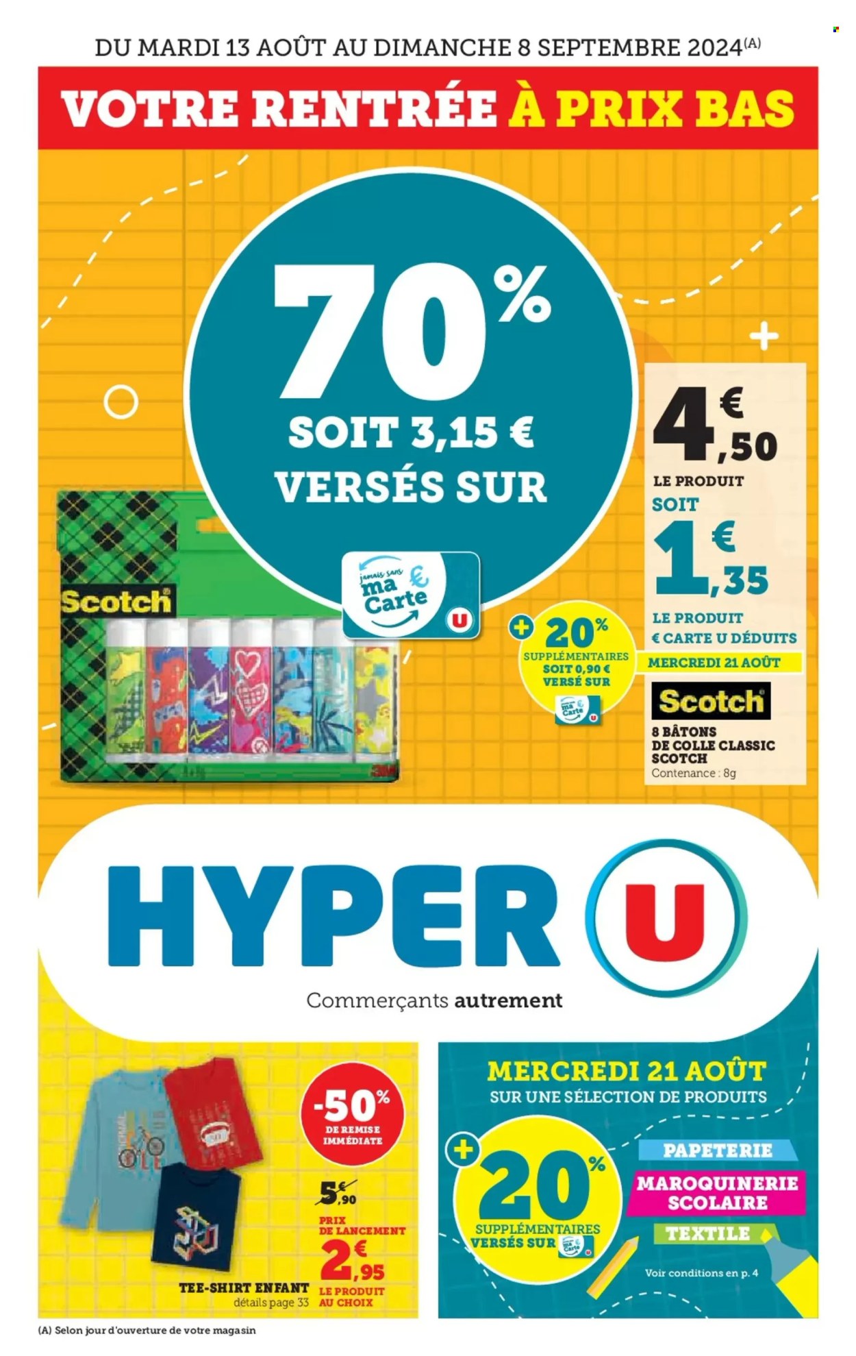 Catalogue HYPER U - 13/08/2024 - 08/09/2024. Page 1