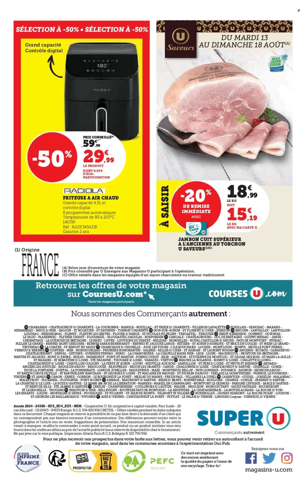 Catalogue SUPER U - 13/08/2024 - 25/08/2024. Page 20