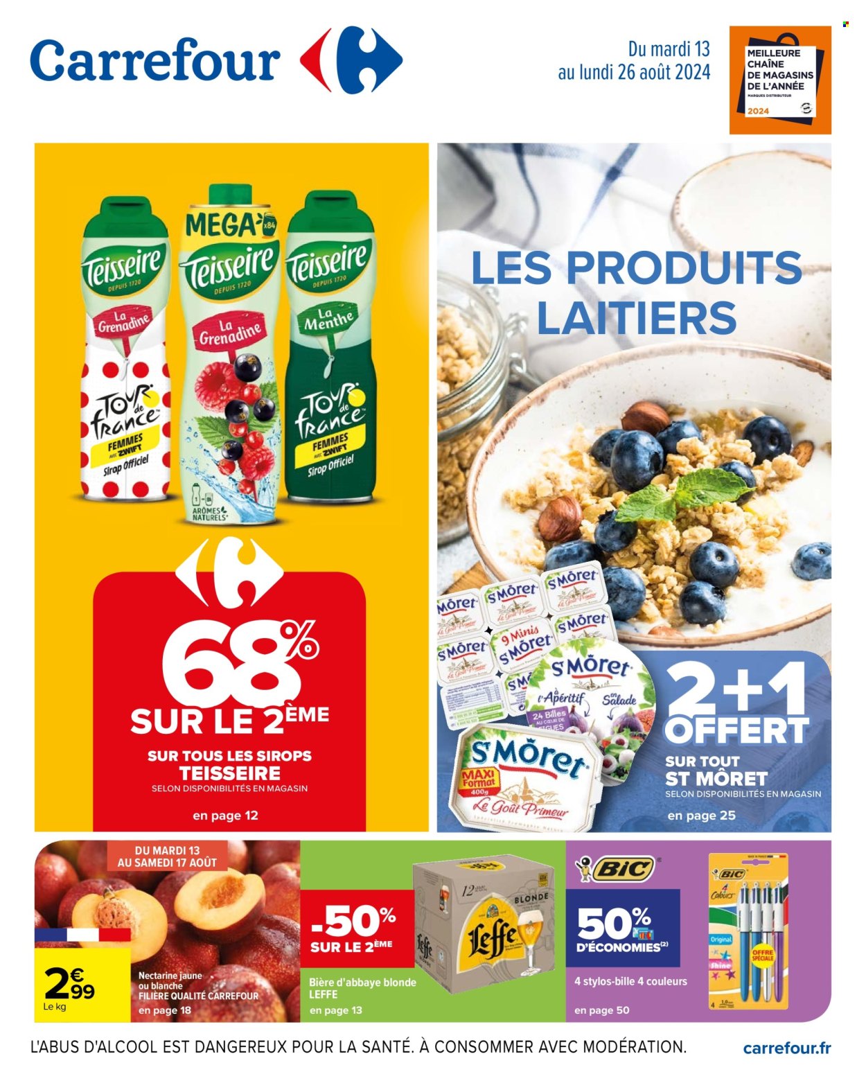 Catalogue Carrefour Hypermarchés - 13/08/2024 - 26/08/2024. Page 1