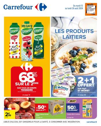 Catalogue Carrefour Hypermarchés - 13/08/2024 - 26/08/2024.