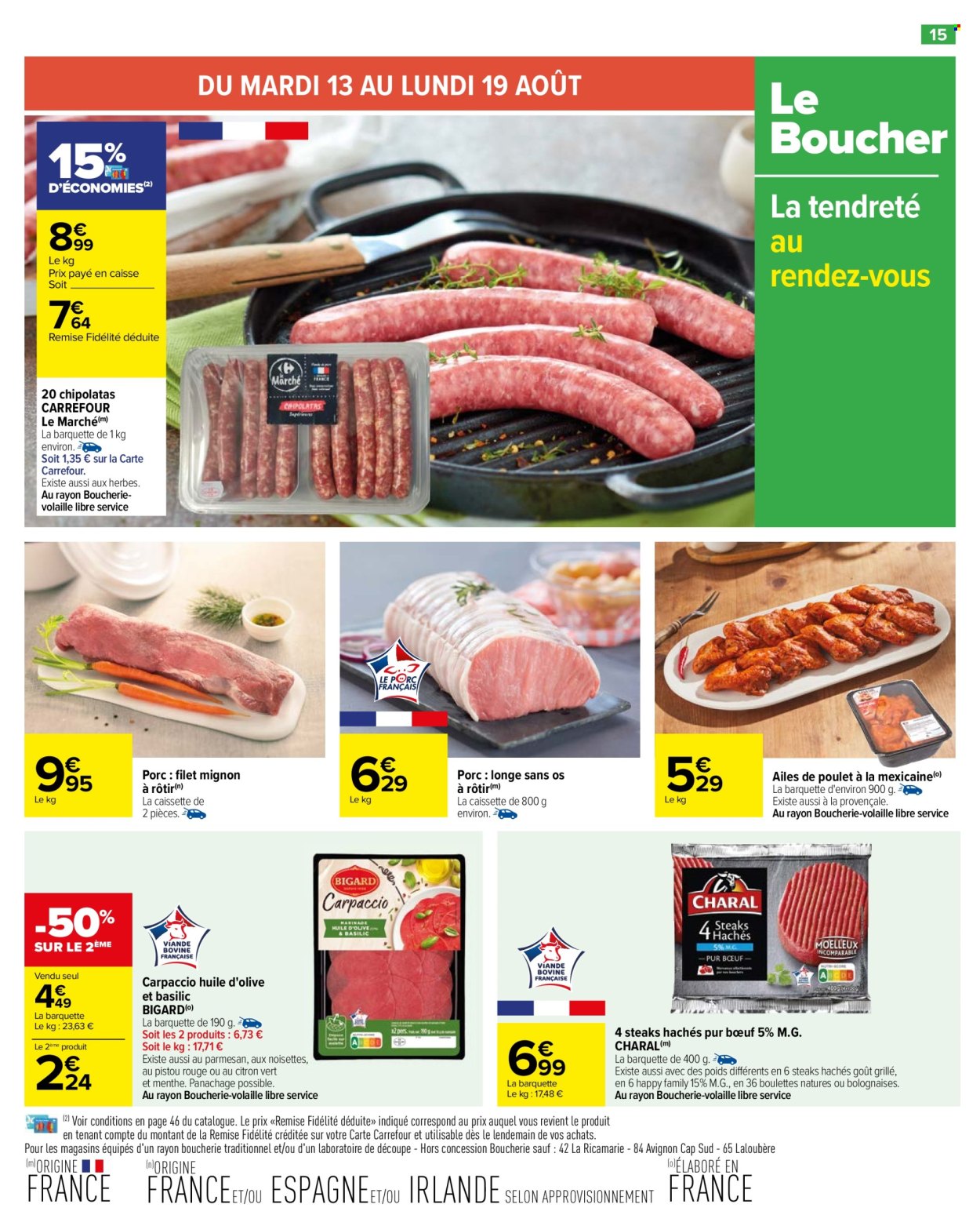 Catalogue Carrefour Hypermarchés - 13/08/2024 - 26/08/2024. Page 17