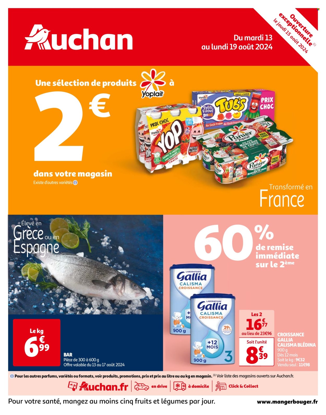 Catalogue Auchan - 13/08/2024 - 19/08/2024. Page 1